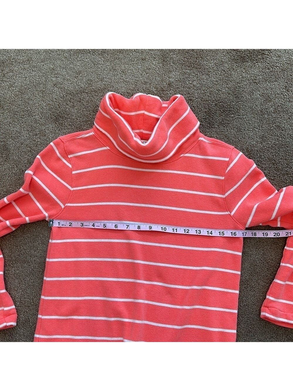 J. Crew cowl neck pullover top, striped.  Size XS. Good condition. Long sleeves. - Picture 11 of 12